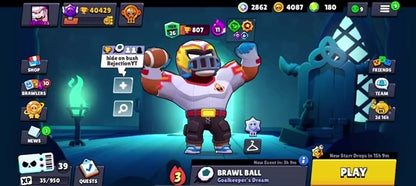 Hyper Account [78+ Brawler, 100+ Skins, 40000+ Trophäen]